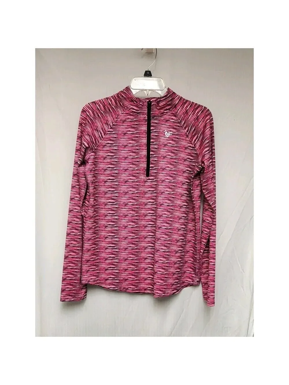 Justice Girls Sweatshirt Pink/Black 18 Pullover Long Sleeves